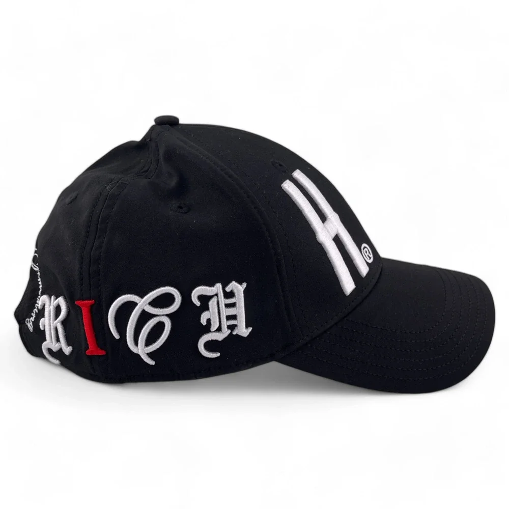 Hoodrich OG Heat Sport Strapback Internal Zipper Pocket Black Adjustable Hat Cap